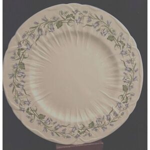Shelley Harebell 6 1/2" Bread‎ & Butter Plate (s) Oleander Shape Blue Flowers